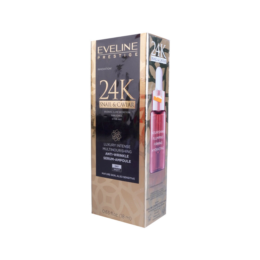 EVELINE PRESTIGE 24K SNAIL & CAVIER SERUM AMPULE 18 ML Default Title - MamasJan skincare