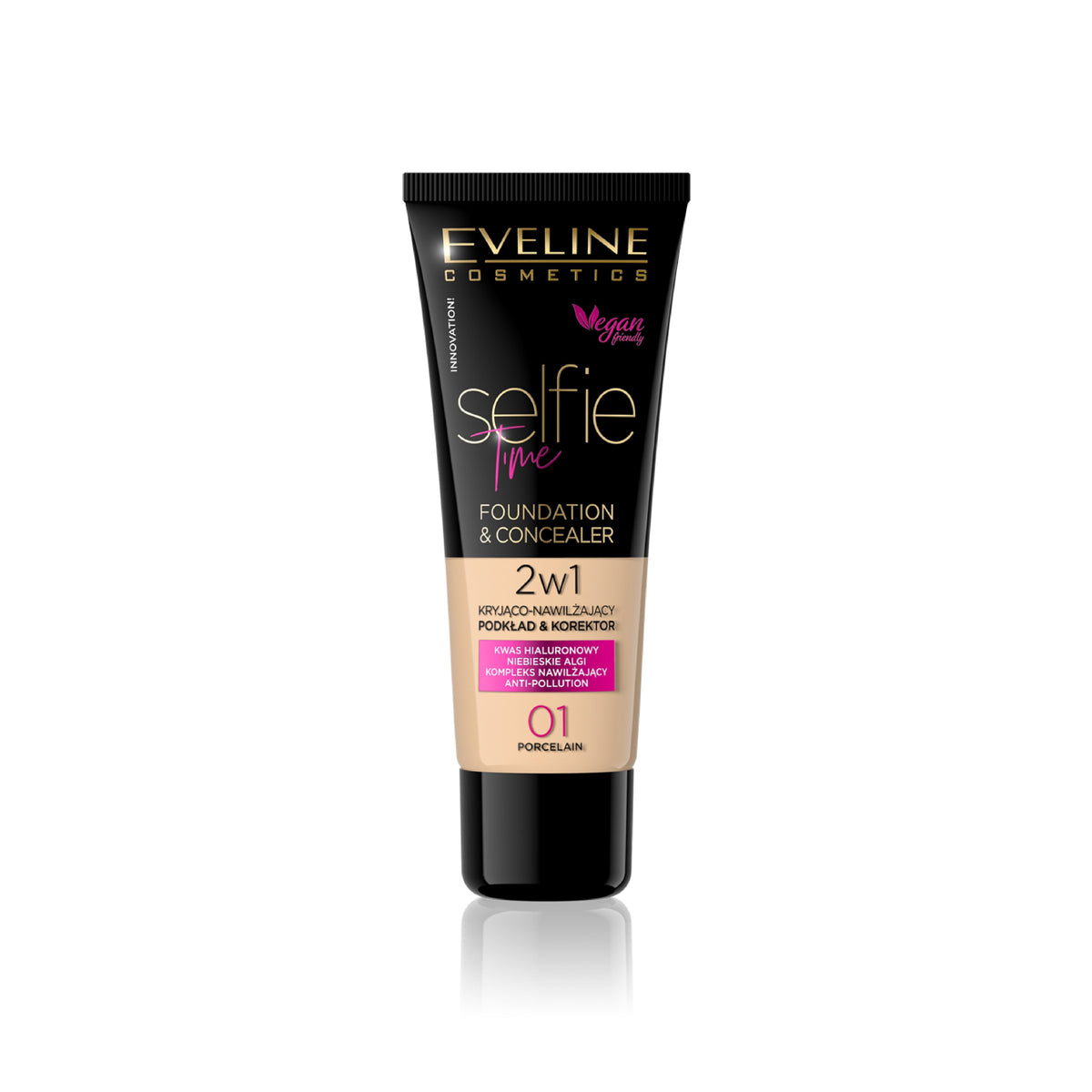 EVELINE SELFIE TIME FOUNDATION & CONCEALER 30ML 06 HONEY - MamasJan Makeup