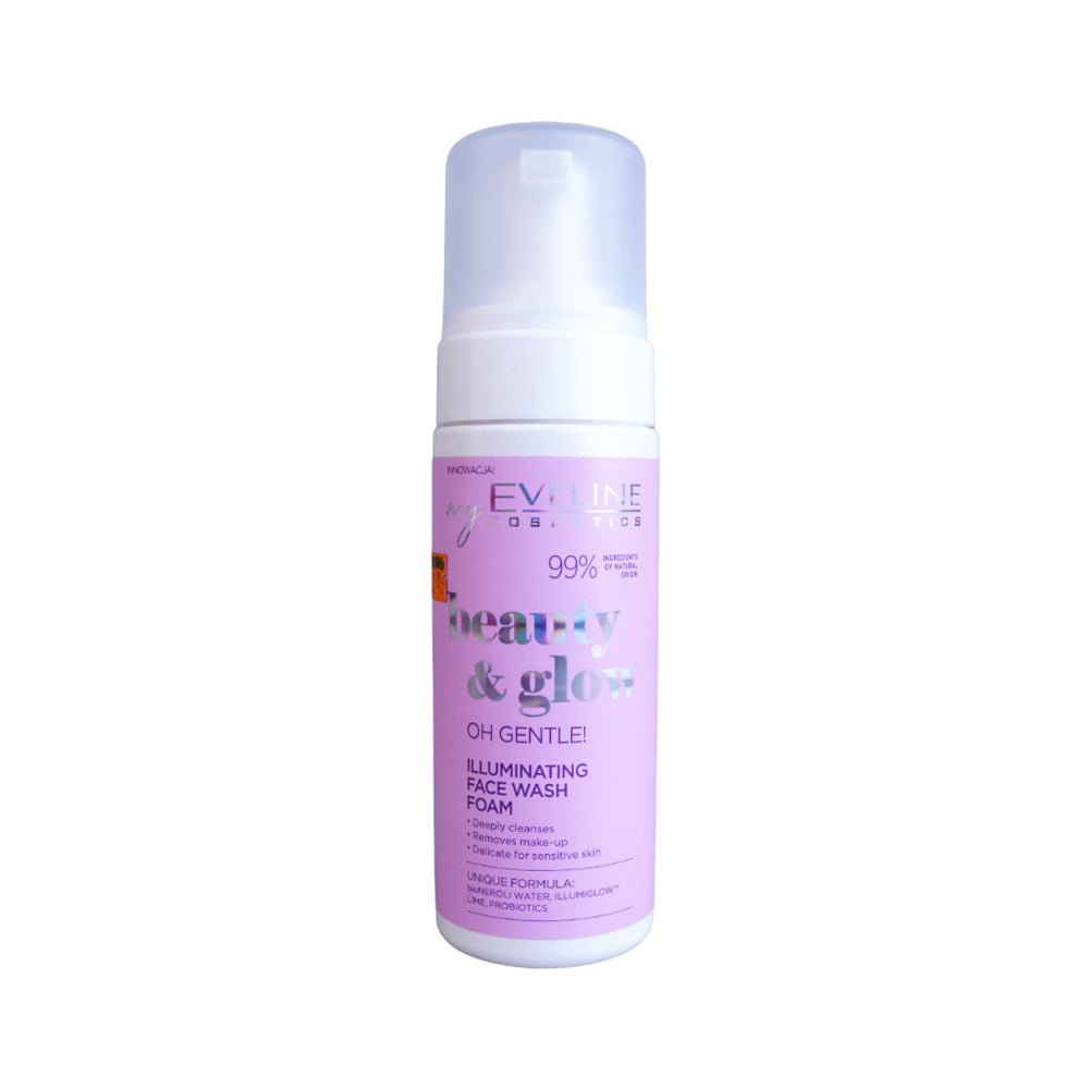 EVELINE BEAUTY & GLOW ILLUMINATING FACE WASH FOAM 150 ML Default Title - MamasJan skincare