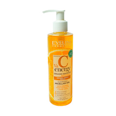 EVELINE VIT C ENERGY CLEANSING MICELLAR GEL 200ML Default Title - MamasJan skincare
