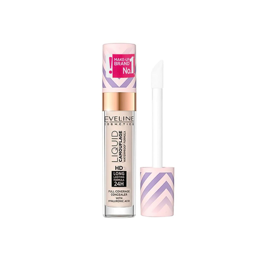EVELINE LIQUID CAMOUFLAGE WATERPROOF FORMULA 05 LIGHT SAND - MamasJan Makeup