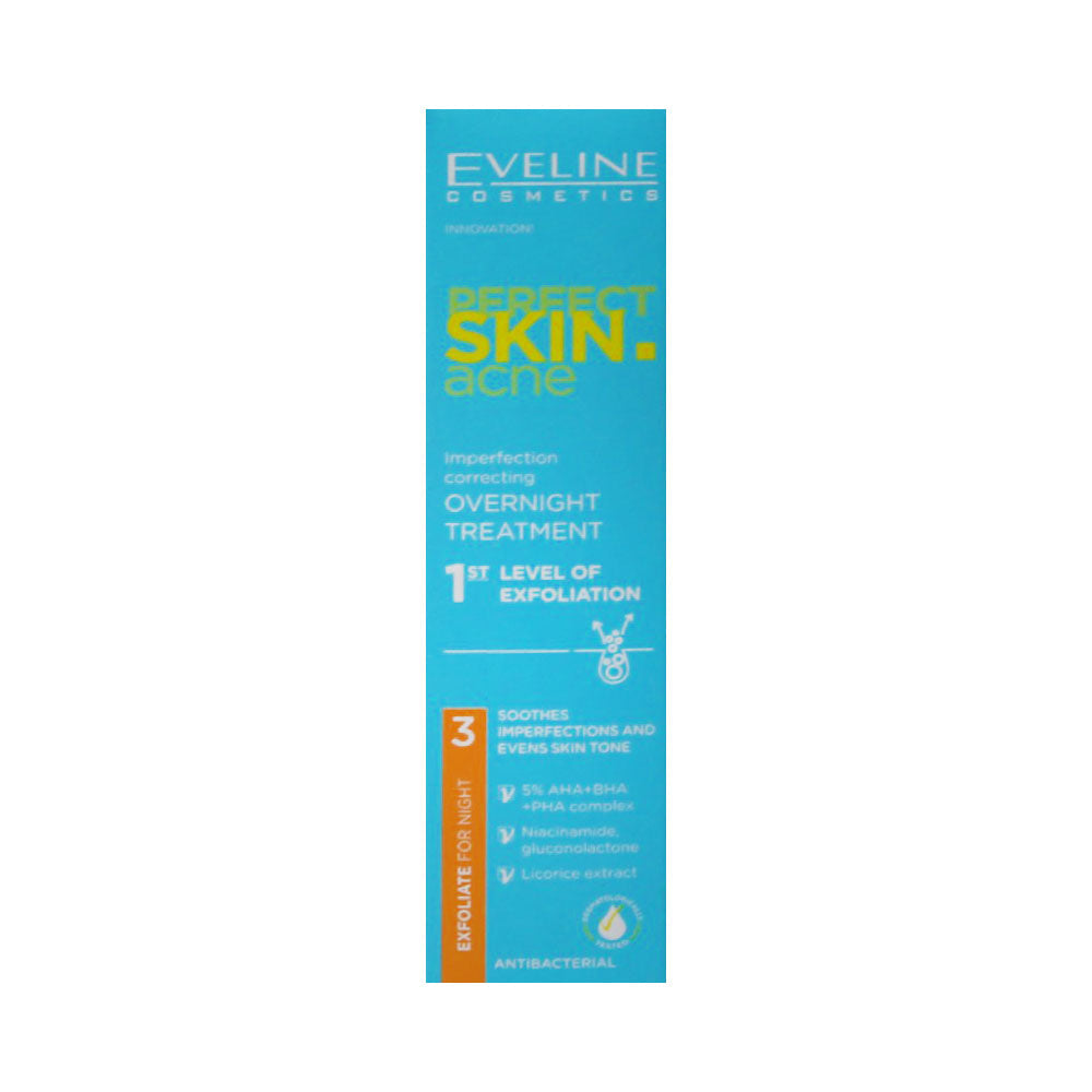 EVELINE PERFECT SKIN ACNE OVERNIGHT TREATMENT 5% 1ST LEVEL Default Title - MamasJan skincare