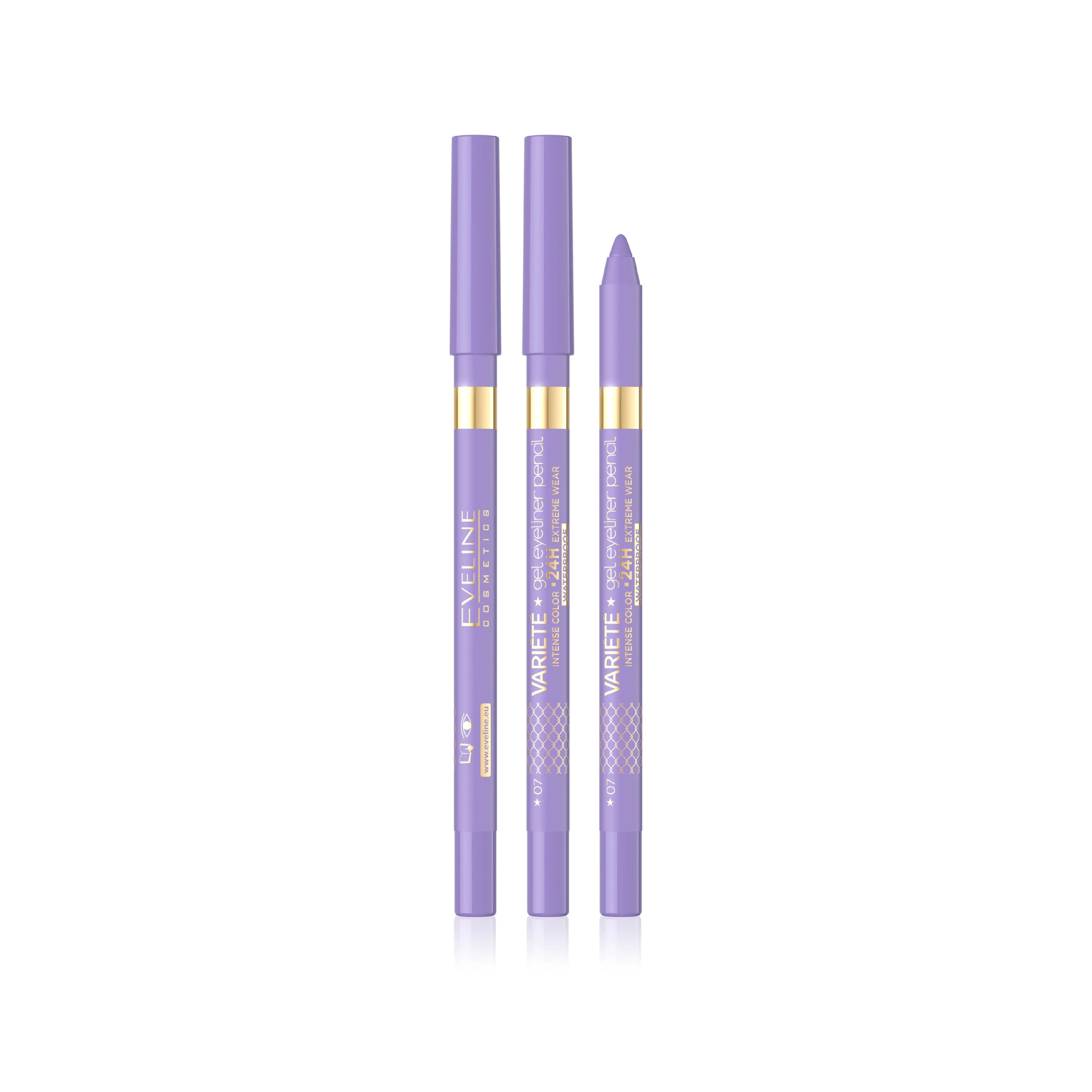 EVELINE VARIETE GEL EYELINER PENCIL 07 LAVENDER Default Title - MamasJan Makeup