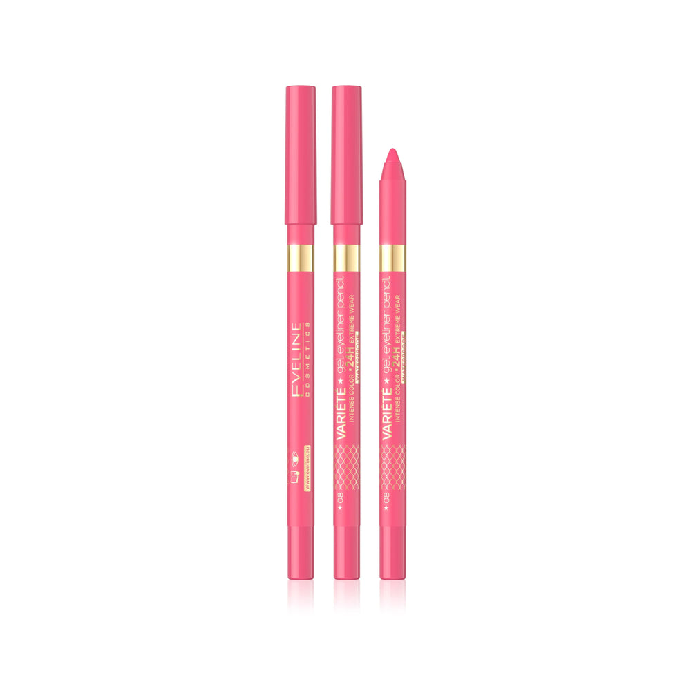 EVELINE VARIETE GEL EYELINER PENCIL 09 PINK Default Title - MamasJan Makeup