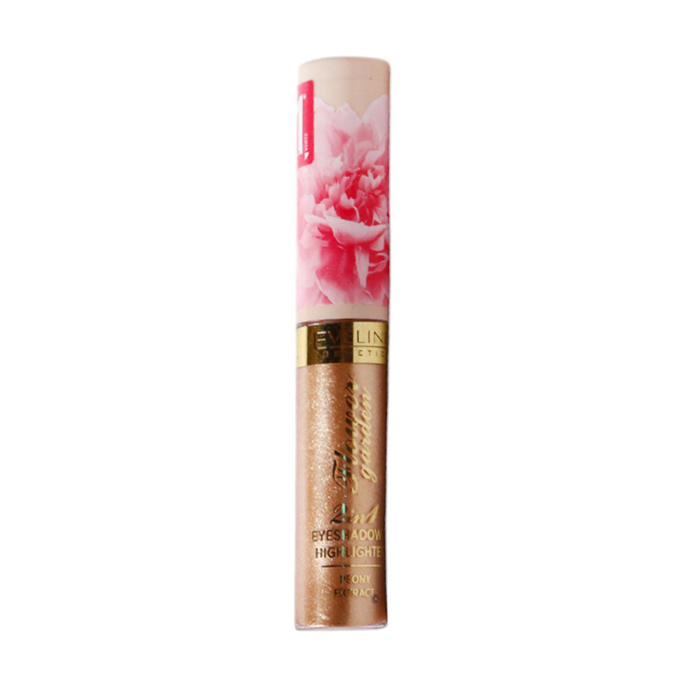 EVELINE FLOWER GARDEN 2IN1 EYESHADOW & HIGHLIGHTER 02 6.5ML Default Title - MamasJan Makeup