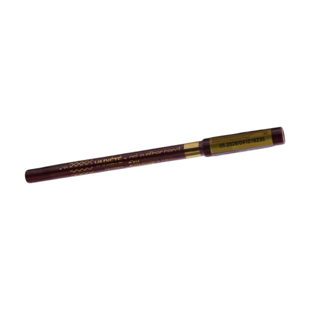 EVELINE VARIETE GEL EYELINER PENCIL 10 AUBERGINE Default Title - MamasJan Makeup