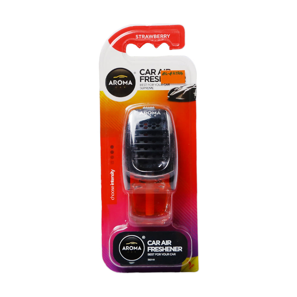 AROMA CAR AIR FRESHENER SUPREME STRAWBERRY 7ML Default Title - MamasJan Grocery Nonfood