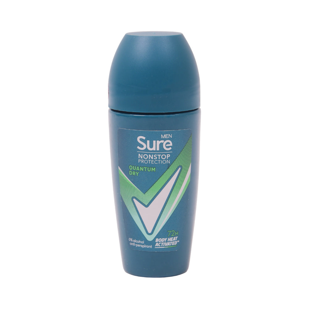 SURE MEN ROLL ON QUANTUM DRY 72H 50 ML Default Title - MamasJan perfumes
