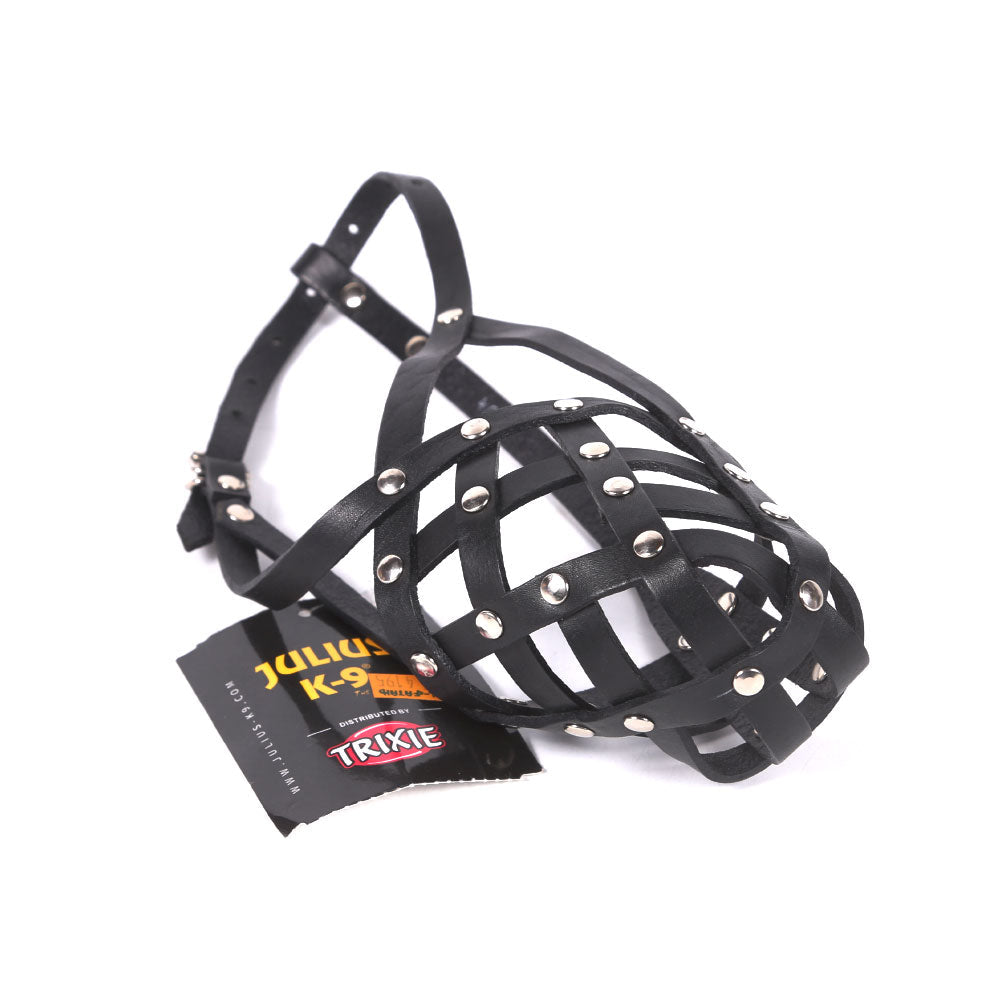 TRIXIE JULIUS-K9 MUZZLE LEATHER M 19272 Default Title - MamasJan Grocery Nonfood