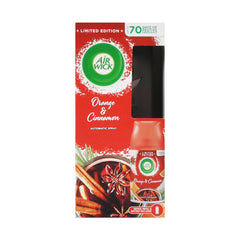 AIR WICK AIR FRESHNER WITH MACHINE ORANGE CINNAMON 250 ML Default Title - MamasJan Grocery Nonfood