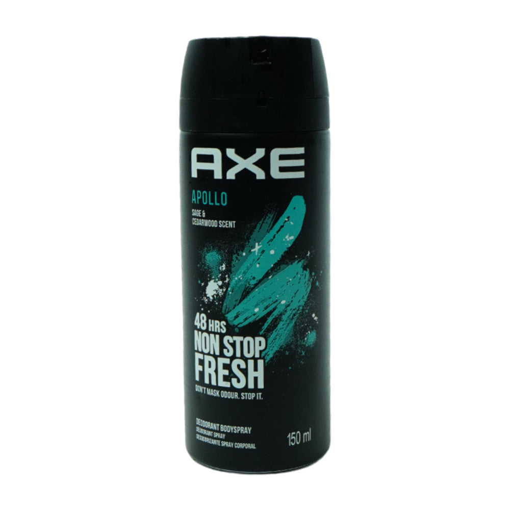 AXE DEODORANT APOLLO SAGE & CEDARWOOD SCENT 150 ML Default Title - MamasJan Grocery Nonfood