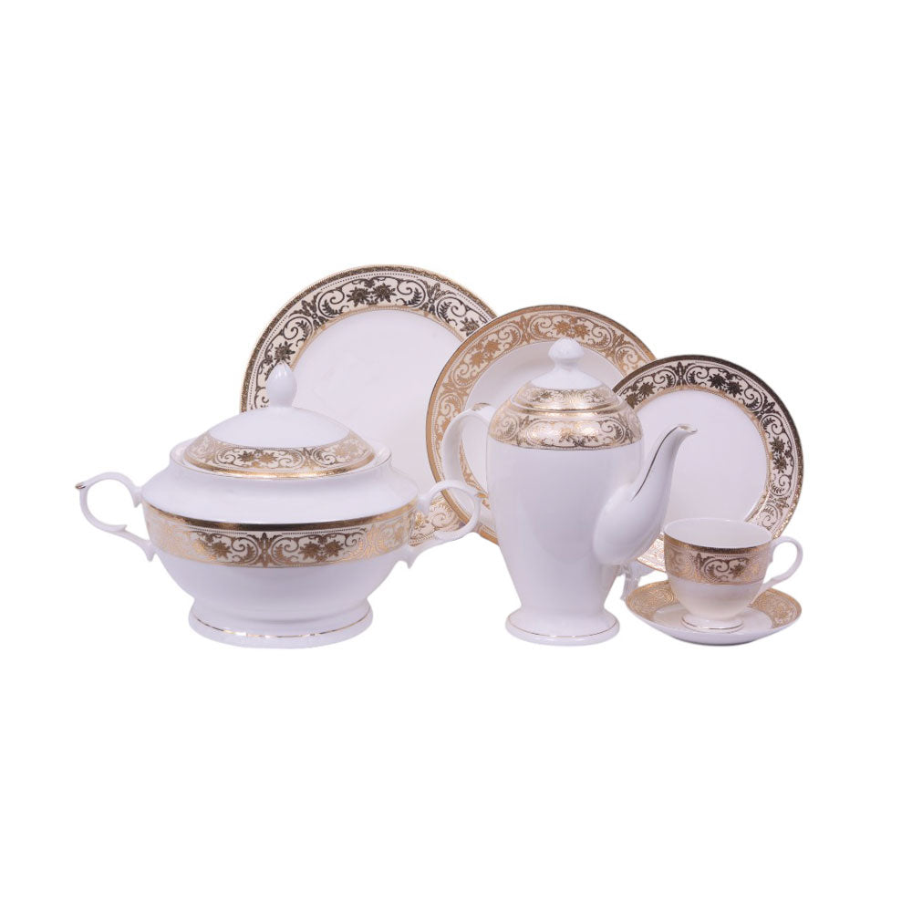 DINNER SET 85PC ROYAL BISTRO YS18006 Default Title - MamasJan Crockery
