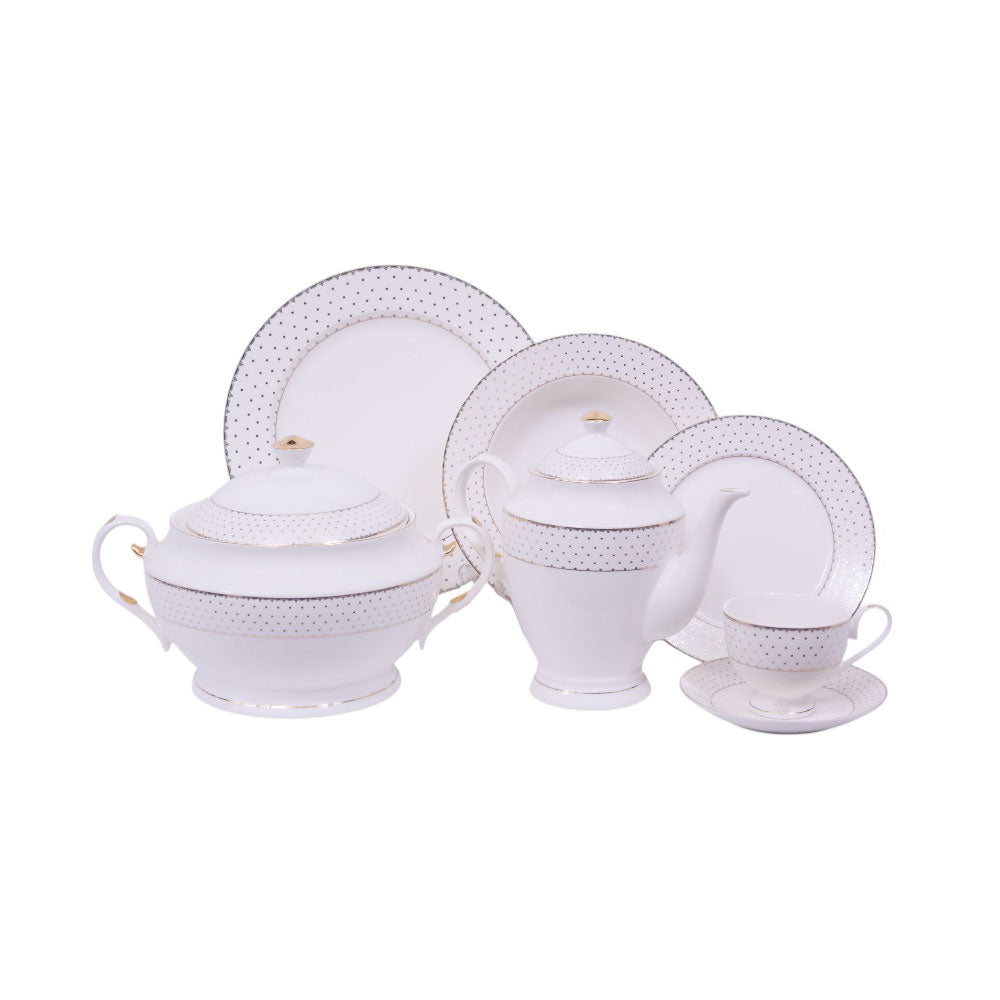 DINNER SET 85PC ROYAL BISTRO IR YS16124 Default Title - MamasJan Crockery