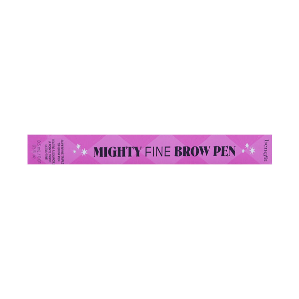 BENEFIT MIGHTY FINY BROW PEN 5 WARM BLACK-BROWN 0.5ML Default Title - MamasJan Makeup