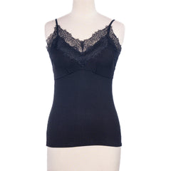 BELLEZA LACE STRAP CAMISOLE 6034 WHITE / FREE - MamasJan Lingerie