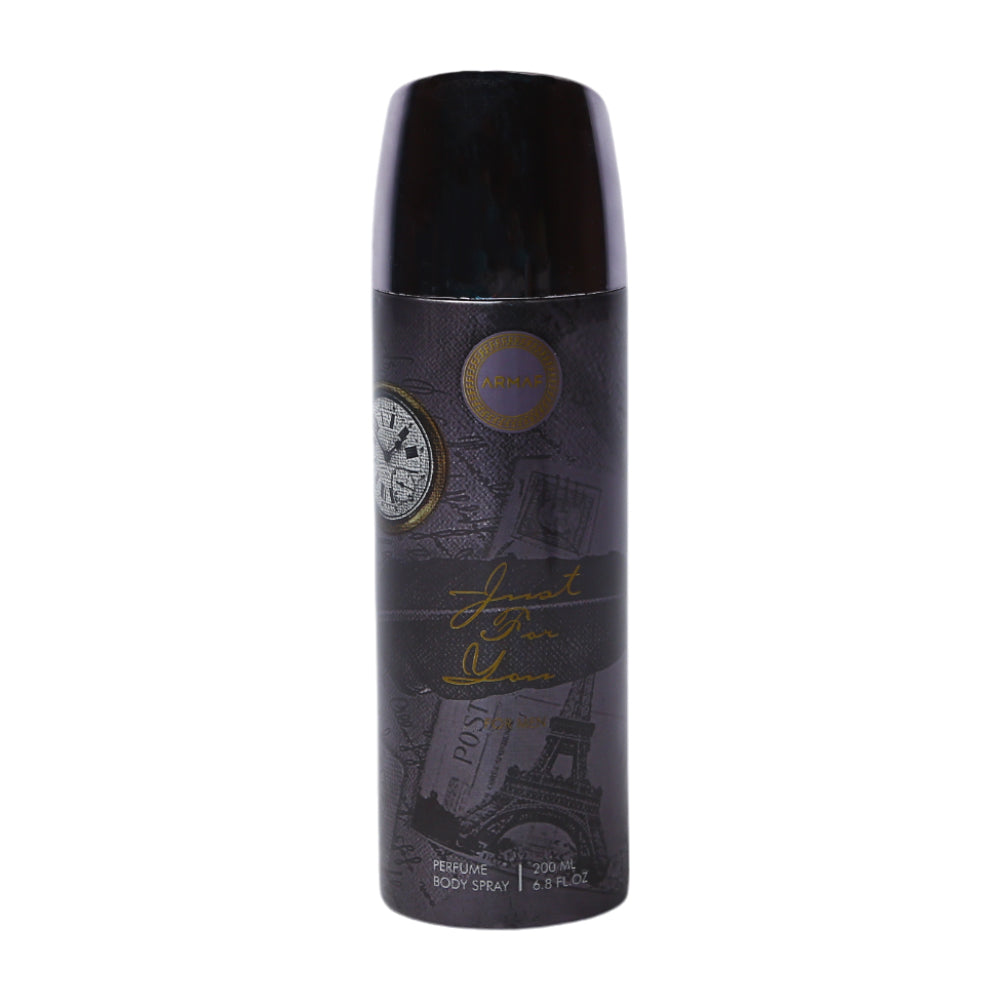 ARMAF DEODORANT BODY SPRAY JUST FOR YOU FOR MAN 200 ML Default Title - MamasJan Grocery Nonfood