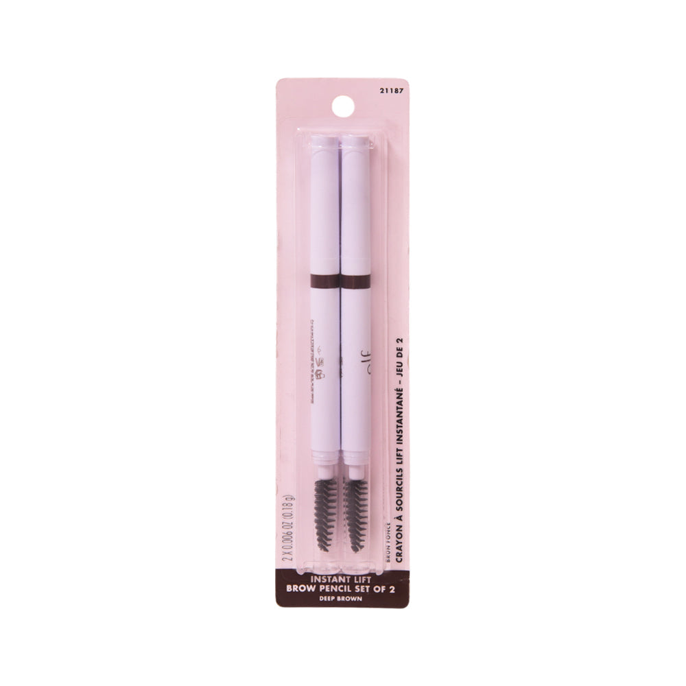 ELF INSTANT LIFT BROW PENCIL SET OF 2 DEEP BROWN Default Title - MamasJan Makeup