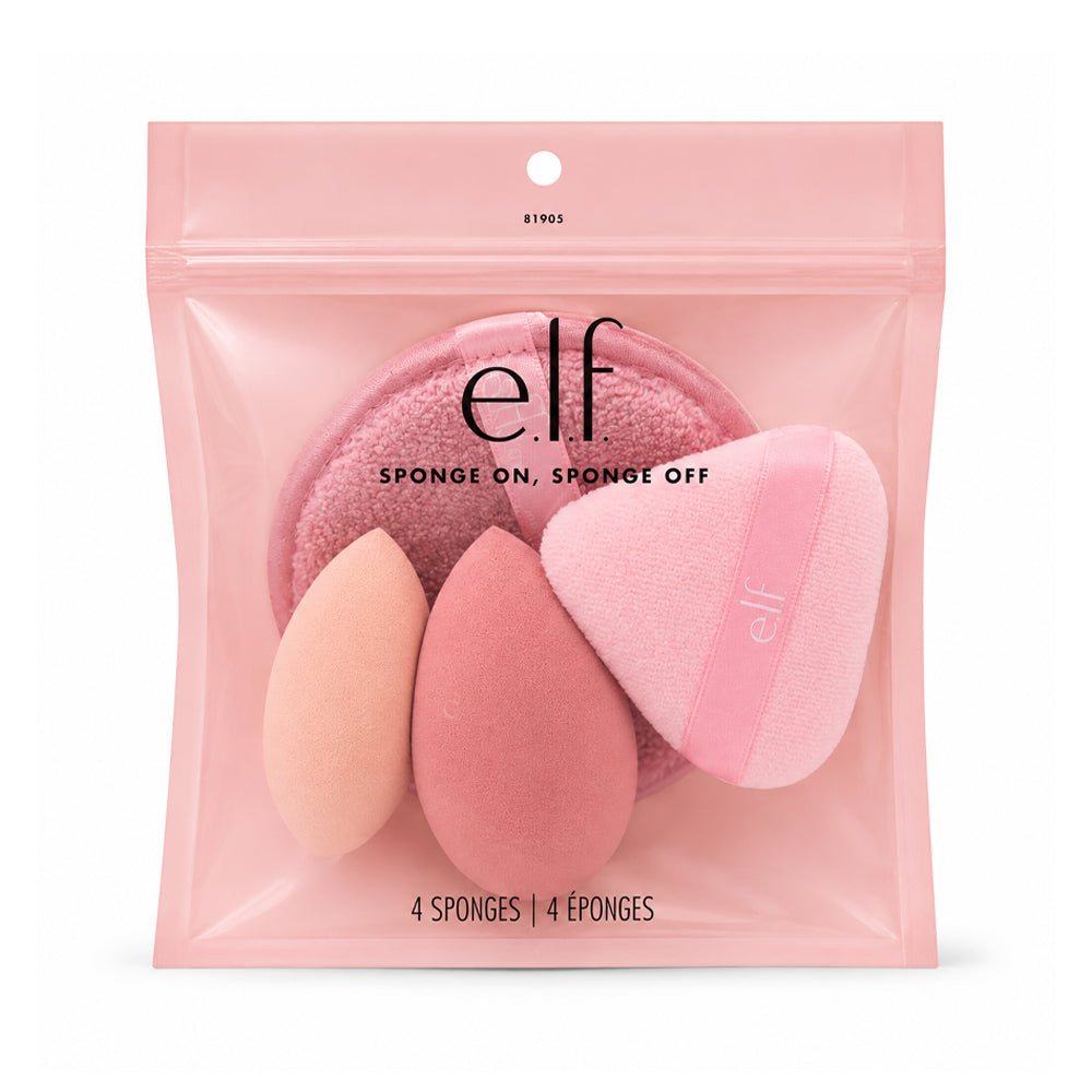 ELF SPONGE ON SPONGE OFF 4 SPONGE SET Default Title - MamasJan Makeup