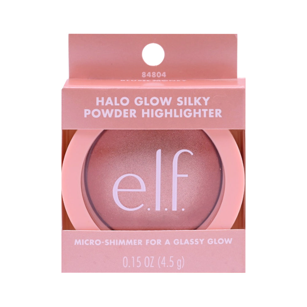 ELF HALO GLOW SILKY POWDER HIGHLIGHTER -BLUSH 4.5 G Default Title - MamasJan Makeup