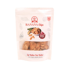 BANANA CHIPS BBQ PURE ORGANIC HEALTHY BANANA 90 GM Default Title - MamasJan Grocery Food