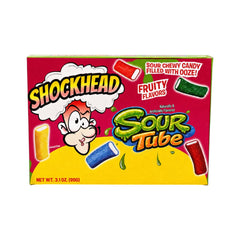 SHOCKHEAD CUBE JELLY SOUR TUBE 90 GM Default Title - MamasJan Grocery Food
