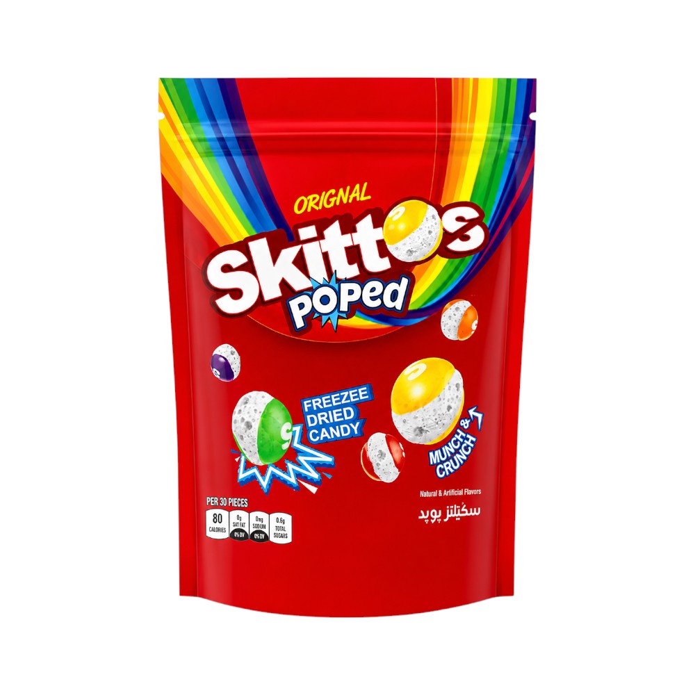 SKITTOS POPED CANDY REGULAR 70 GM Default Title - MamasJan Grocery Food