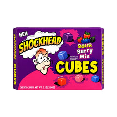 SHOCKHEAD CUBE JELLY SOUR BERRY MIX 90 GM Default Title - MamasJan Grocery Food