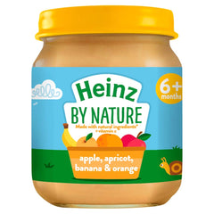 HEINZ BABY FOOD APPLE APRICOT BANANA & ORANGE 120 GM Default Title - MamasJan Grocery