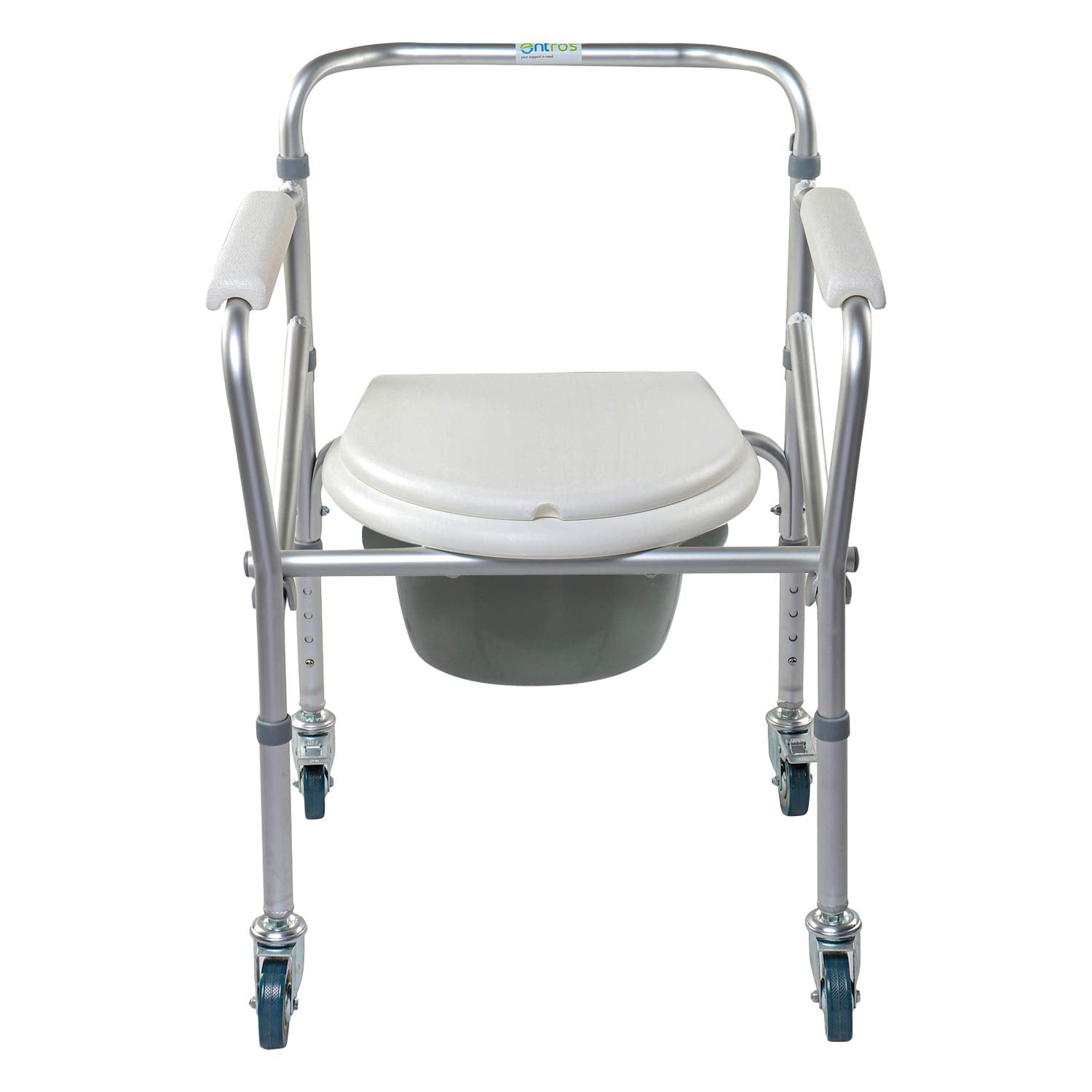 Aluminum Commode Chair Foldable Lightweight Model Ca 615 L - The Healthcare Shop Pakistan