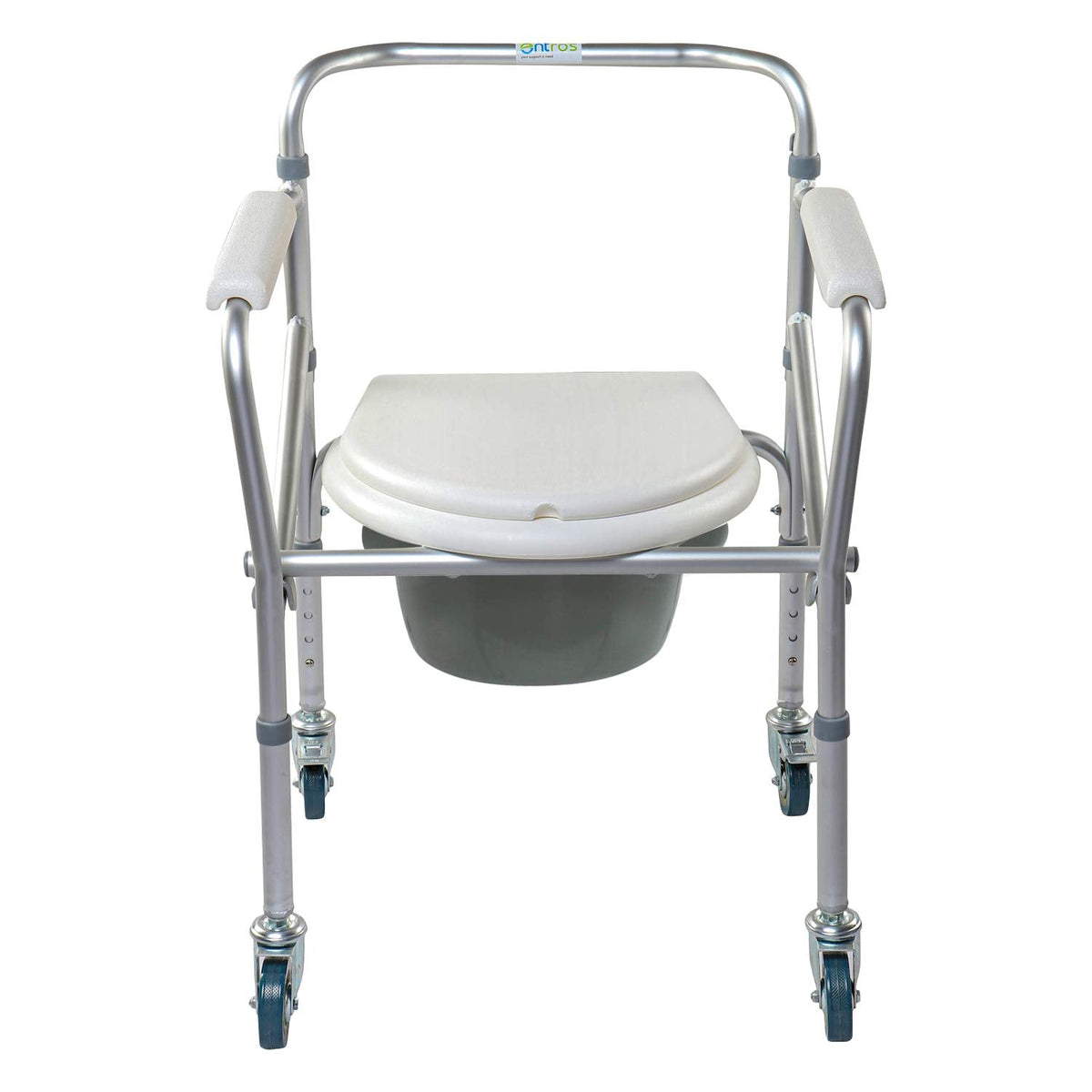 Aluminum Commode Chair Foldable Lightweight Model Ca 615 L - The Healthcare Shop Pakistan