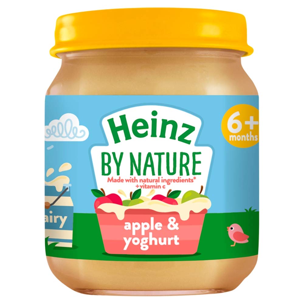 HEINZ BABY FOOD APPLE & YOGHURT 120 GM Default Title - MamasJan Grocery