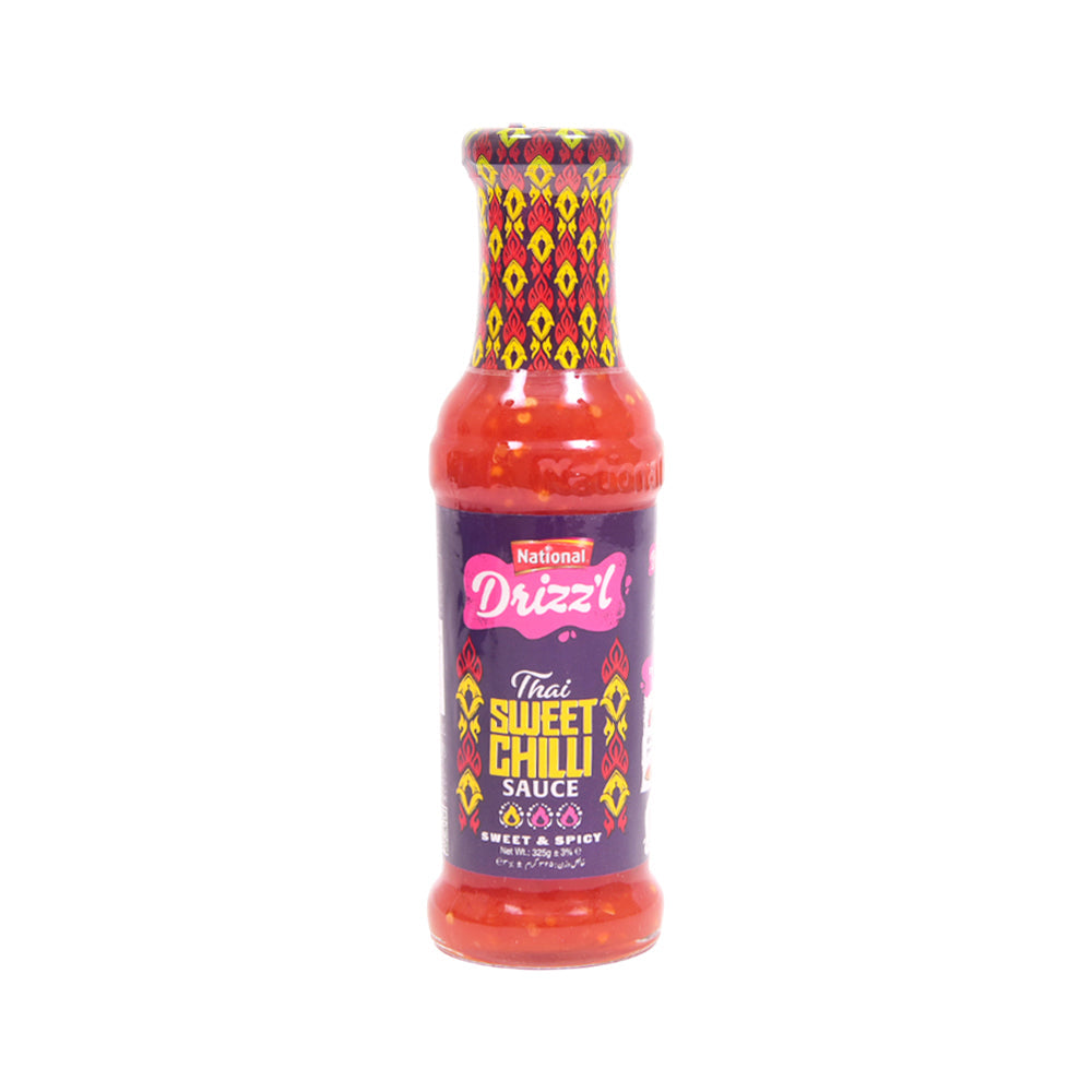 NATIONAL DRIZZL THAI SWEET CHILLI SAUCE 325GM Default Title - MamasJan Grocery Food