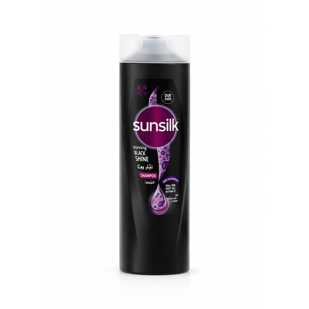 SUNSILK SHAMPOO STUNNING BLACK SHINE 350ML Default Title - MamasJan Grocery Non Foods