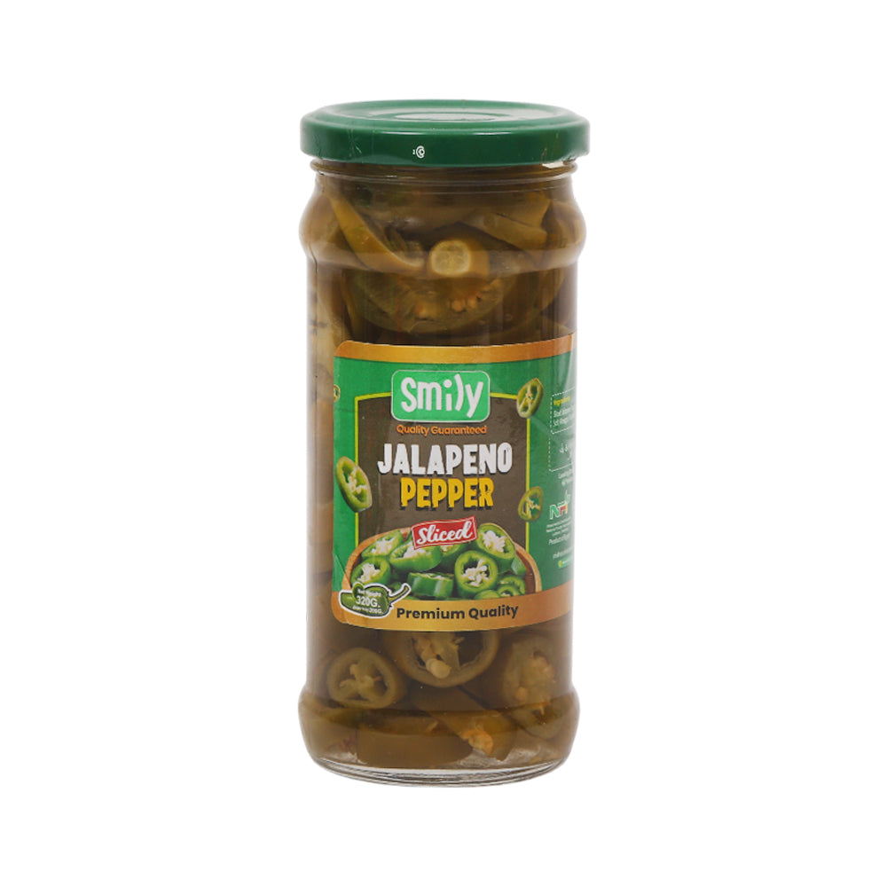 SMILY GREEN JALAPENO PEPPER SLICED Default Title - MamasJan GroceryFoods