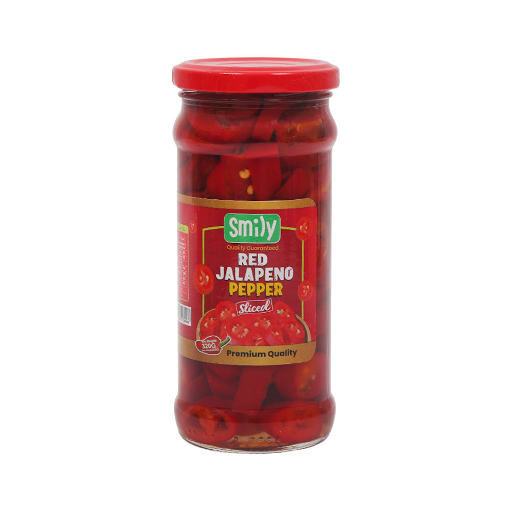 SMILY RED JALAPENO PEPPER SLICED Default Title - MamasJan GroceryFoods