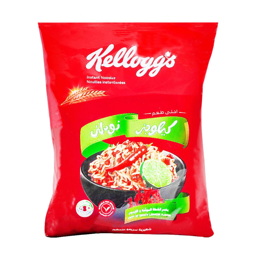 KELLOGGYS INSTANT NOODLES HOT & SPICY LEMON FLAVOR 70 GM Default Title - MamasJan Grocery
