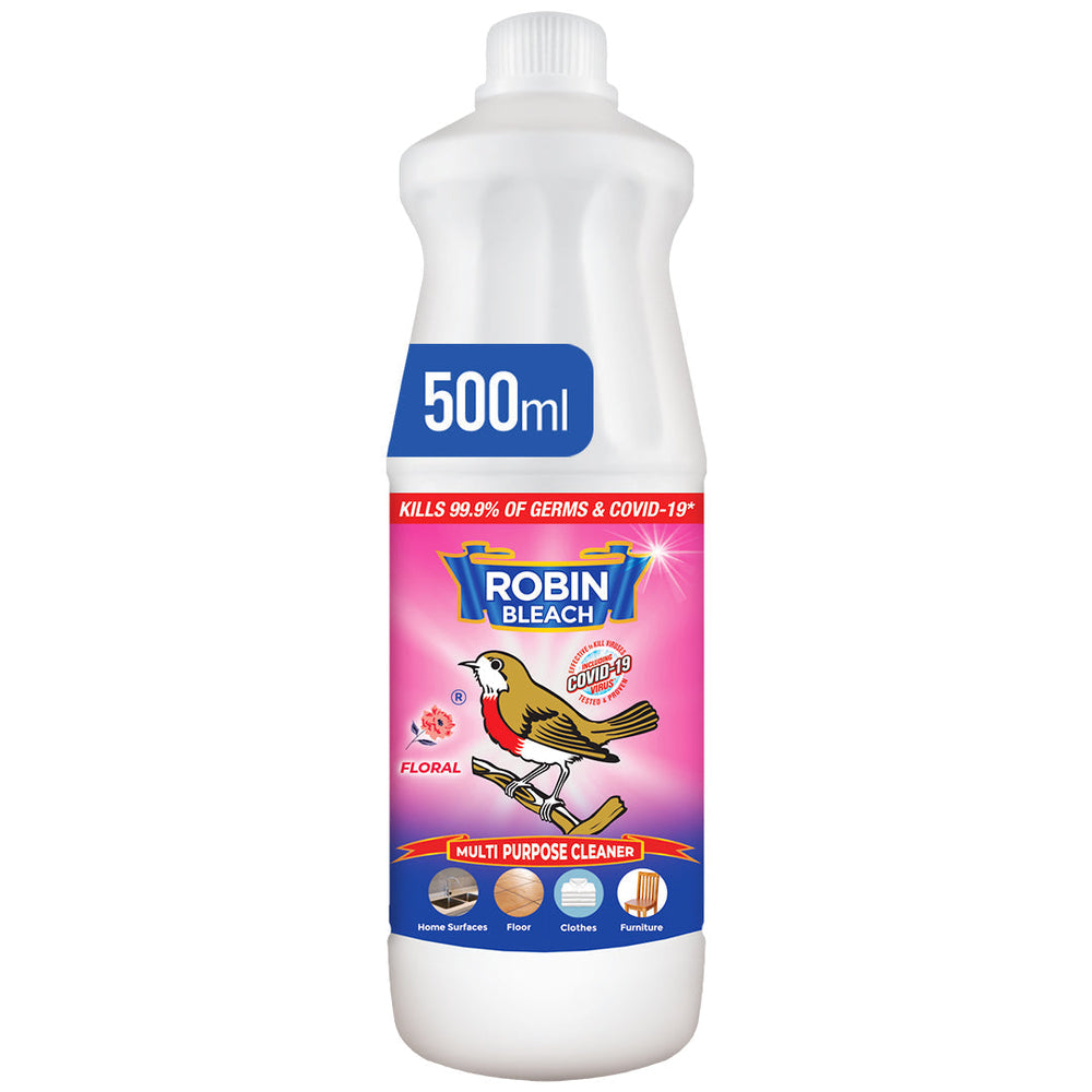 ROBIN BLEACH LIQUID FLORAL 500 ML Default Title - MamasJan Grocery Nonfood