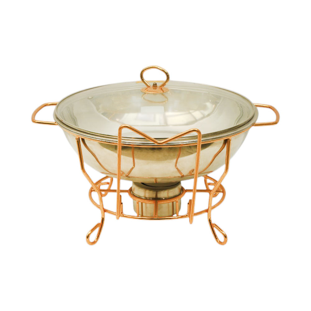 DISH CHAFING 6.0LTR CH003G/6G Default Title - MamasJan Crockery
