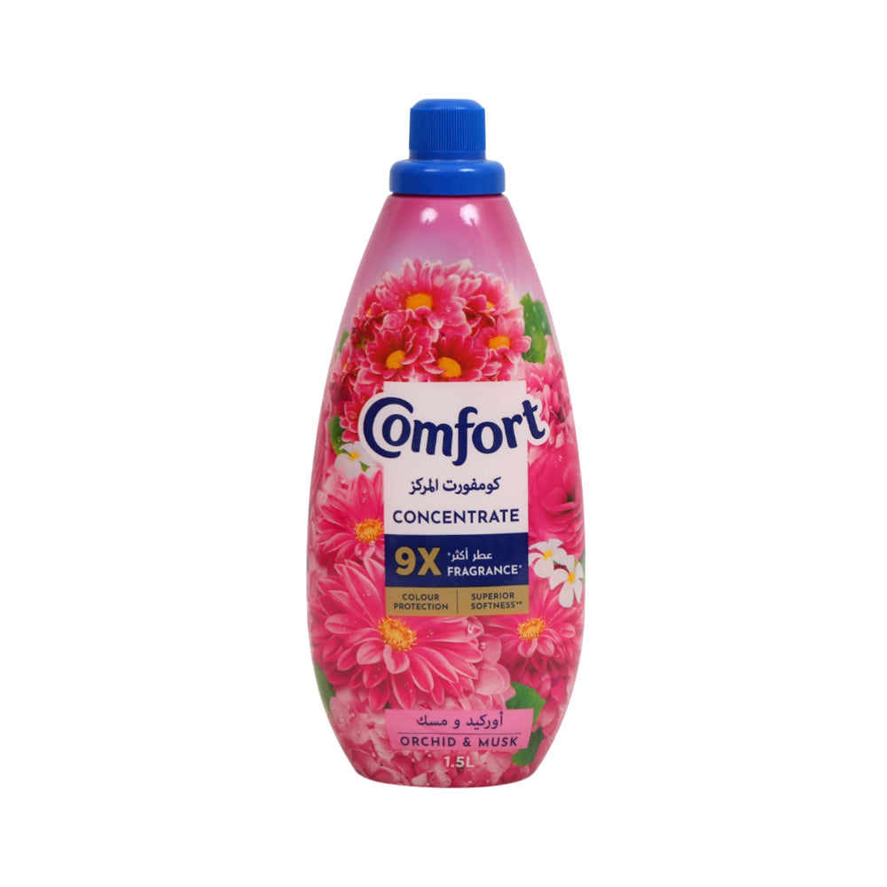 COMFORT FABRIC SOFTENER CONCENTRATE ORCHID & MUSK 1.5 LTR Default Title - MamasJan Grocery Nonfood