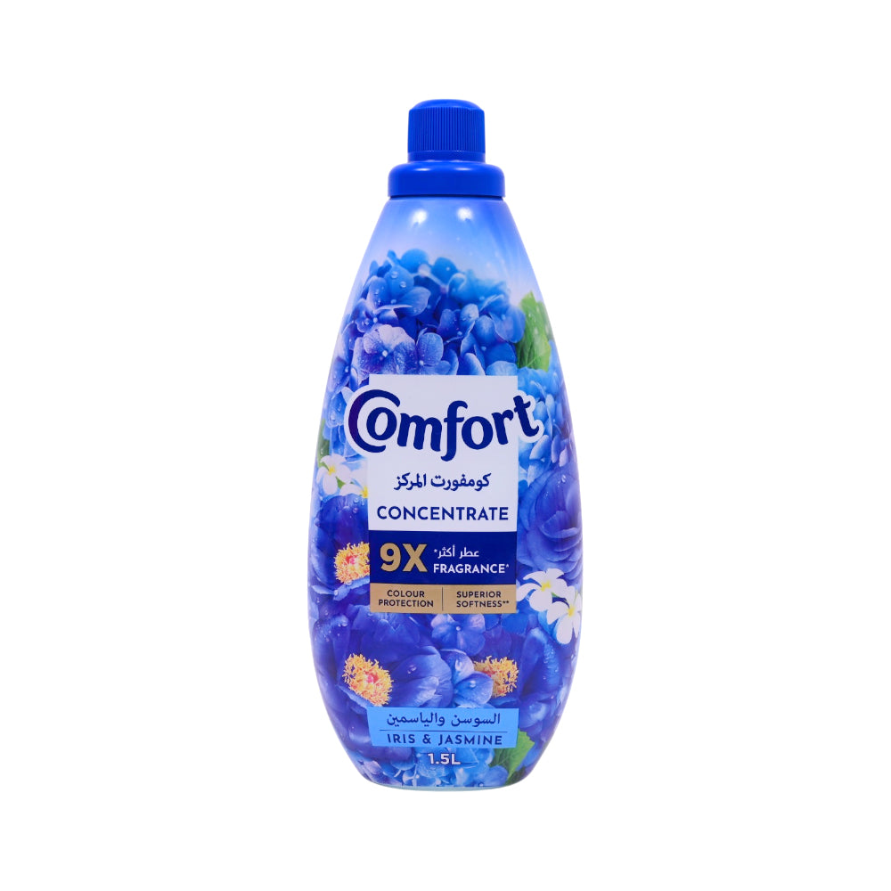COMFORT FABRIC SOFTENER CONCENTRATE IRIS & JASMINE 1.5 LTR Default Title - MamasJan Grocery Nonfood