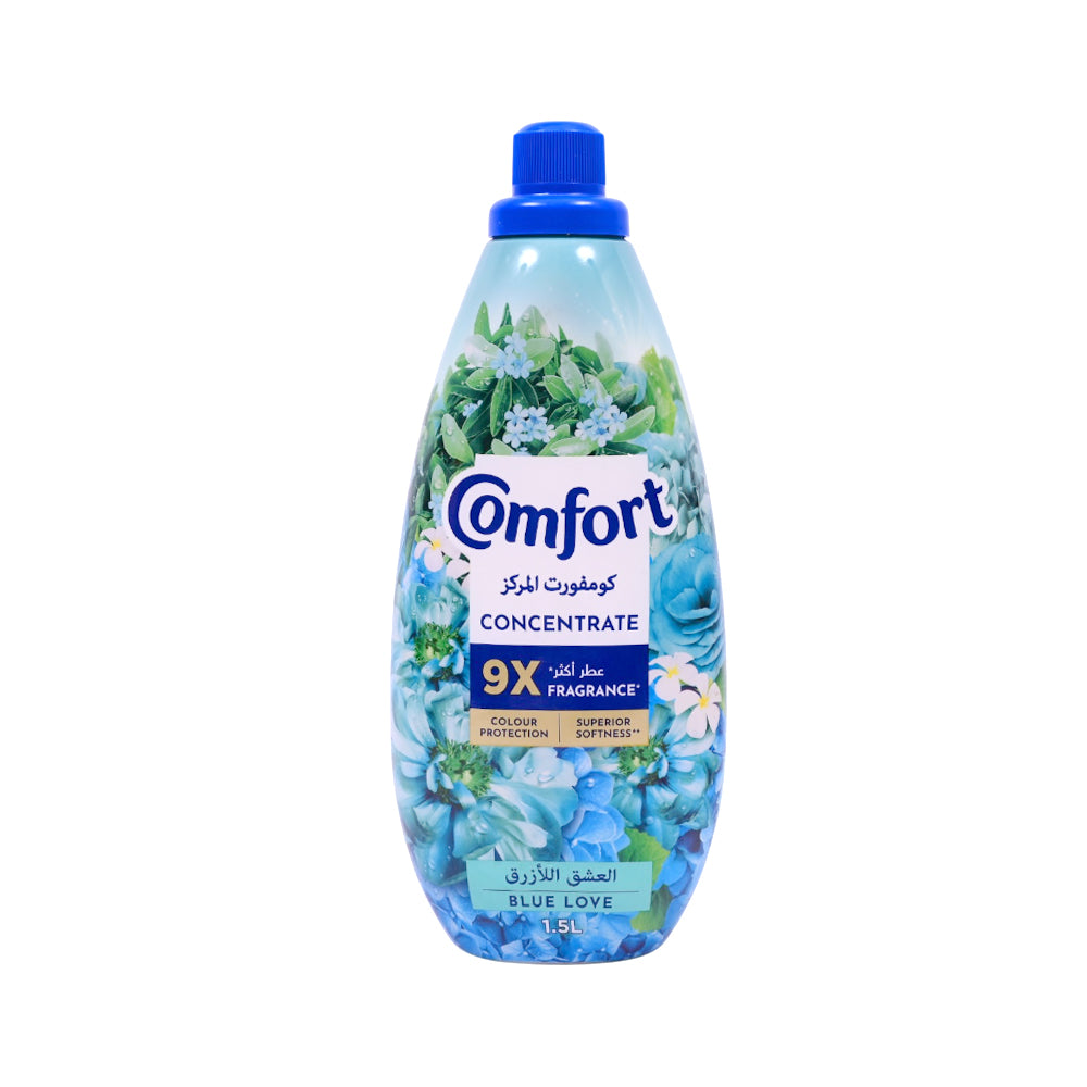 COMFORT FABRIC SOFTENER CONCENTRATE BLUE LOVE 1.5 LTR Default Title - MamasJan Grocery Nonfood