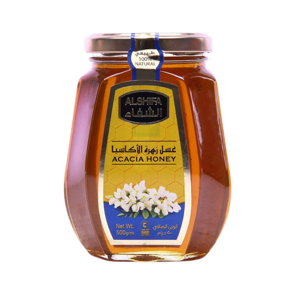 ALSHIFA HONEY ACACIA 500 GM Default Title - MamasJan Grocery Food