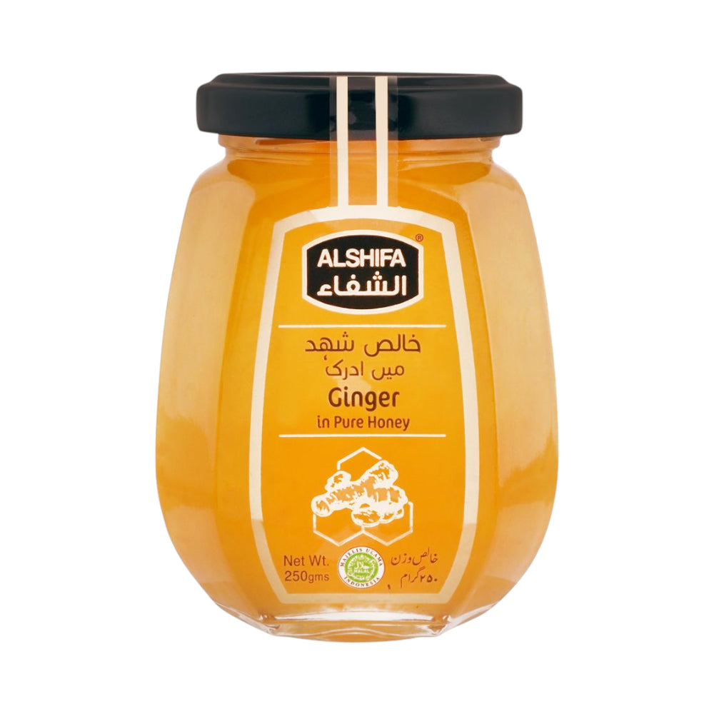 ALSHIFA HONEY GINGER PURE 250 GM Default Title - MamasJan GroceryFoods