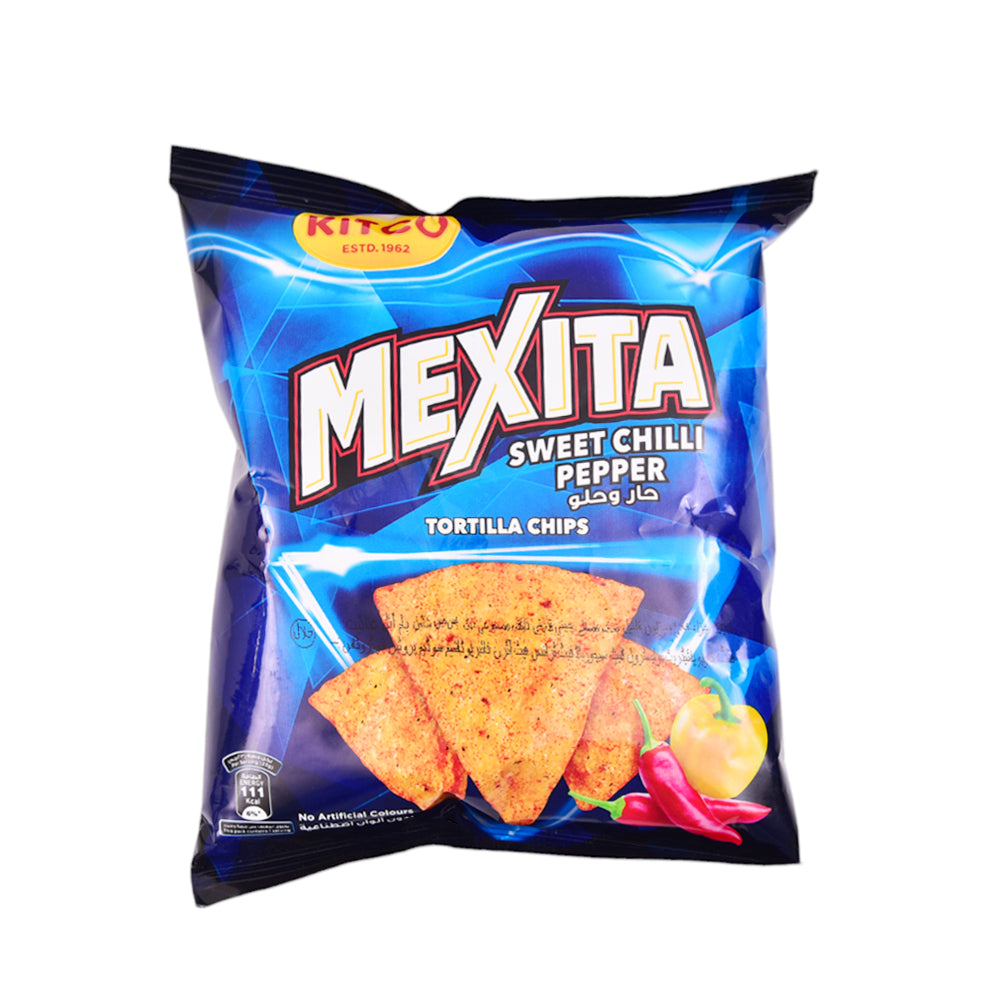 KITCO MEXITA TORTILLA CHIPS SWEET CHILLI & PEPPER 23 GM Default Title - MamasJan GroceryFoods