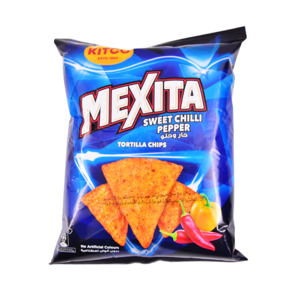 KITCO MEXITA TORTILLA CHIPS SWEET CHILLI & PEPPER 40 GM Default Title - MamasJan GroceryFoods