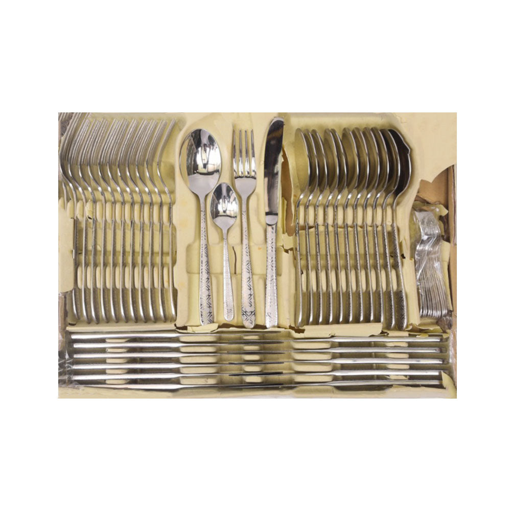 CUTLERY SET 128PC REGENT ZOLTEN ZL0713183 Default Title - MamasJan Crockery