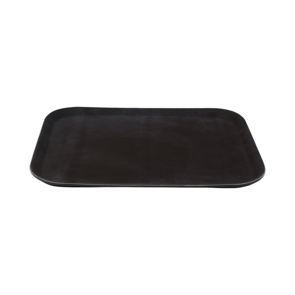 TRAY NON SLIP RECT BROWN C2013442 Default Title - MamasJan Crockery