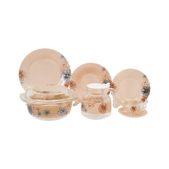 DINNER SET 71PC LUMINARC LILEH CHOCOLATE ED06-K7020 Default Title - MamasJan Crockery