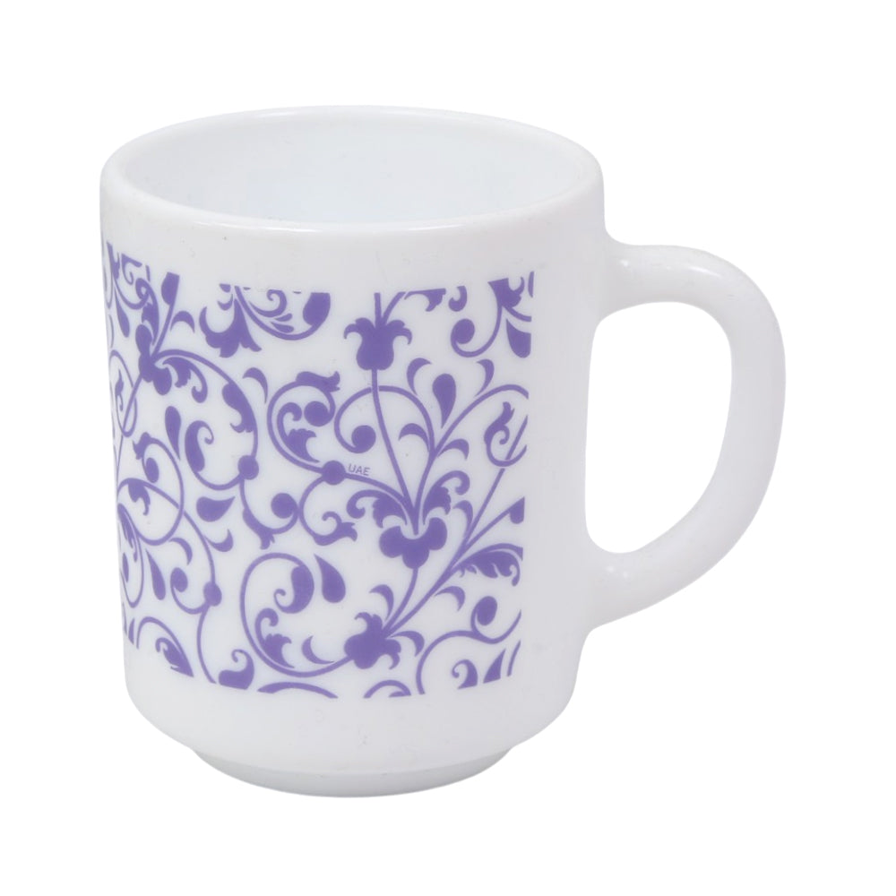 MUG LUMINARC FLORAL PURPLE K7053 Default Title - MamasJan Crockery