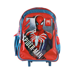 91007 SIMBA SPIDER MAN TROLLEY BAG 18 INCH W PENCIL CASE D Default Title - MamasJan Toys